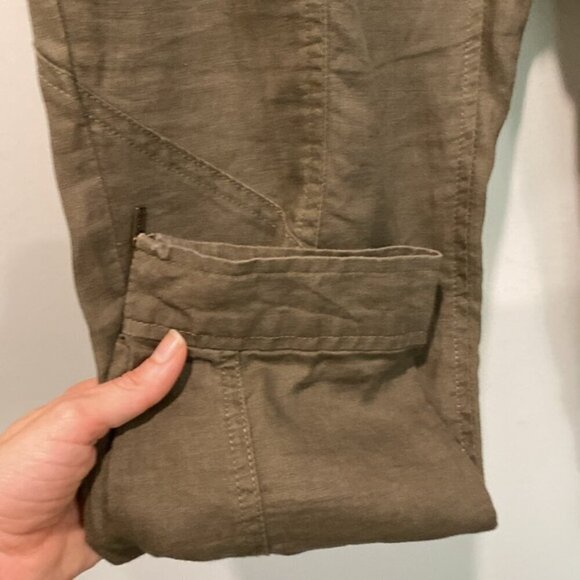 Calvin Klein Chelsea Linen Crop Pant - Picture 13 of 15